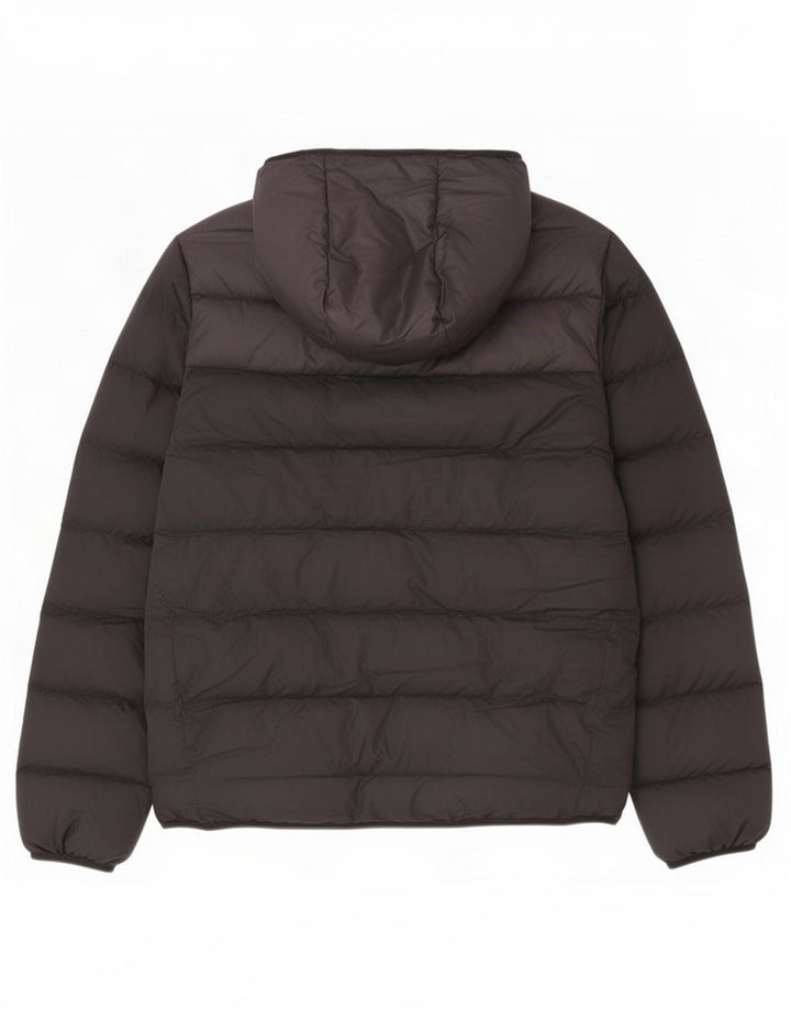 Nike Chaqueta acolchada con capucha para hombre UK 36 Small Poliéster negro