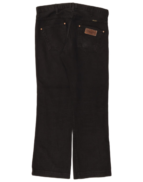 Wrangler Vaqueros Dayton Bootcut para hombre W33 L31 Algodón negro