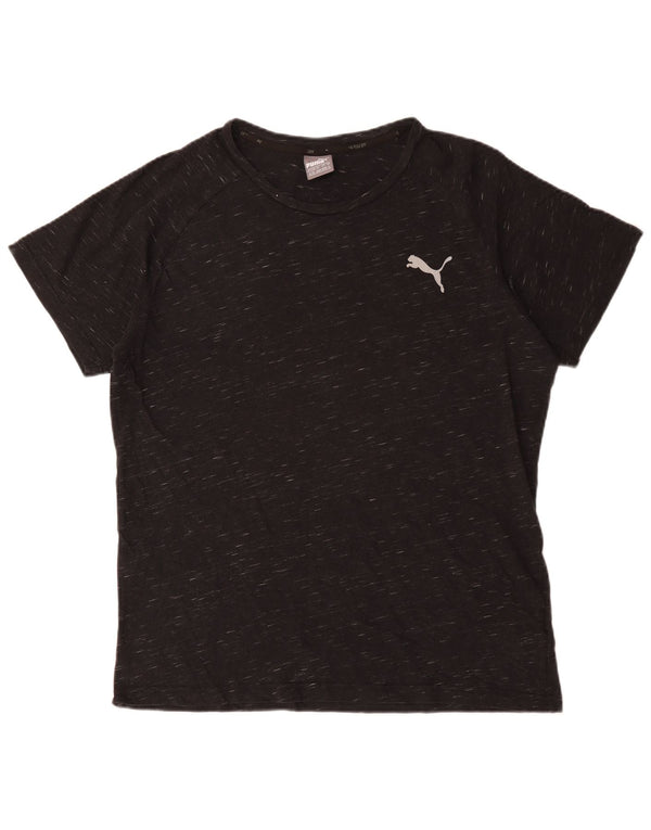 Puma Camiseta Hombre Top XL Algodón Moteado Negro