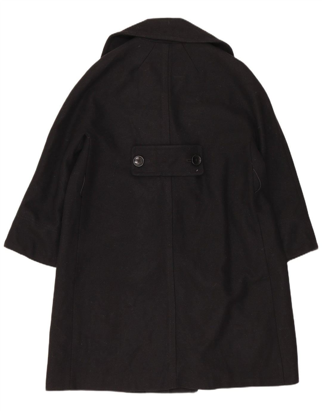 Dolce & Gabbana Abrigo extragrande con doble botonadura para mujer IT 38 XS Lana negra