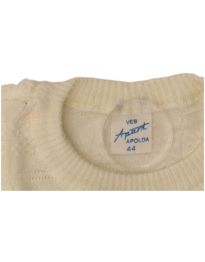 Apart Jersey de Cuello Redondo para Mujer EU 44 XL Blanco Roto