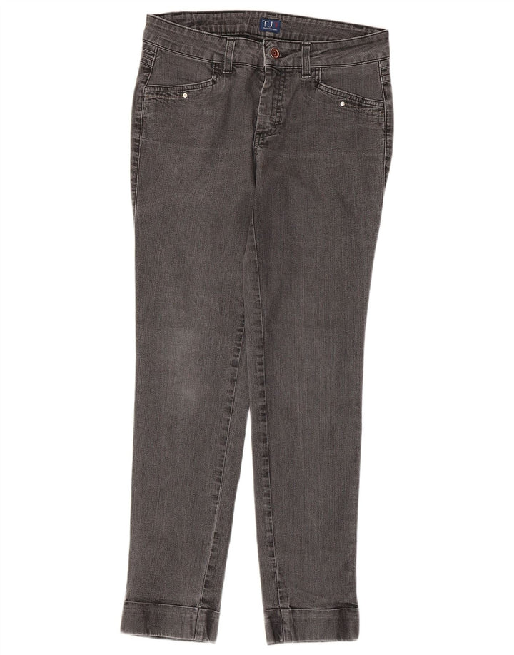 Vaqueros Trussardi Mujer Slim W26 L28 Gris Algodón