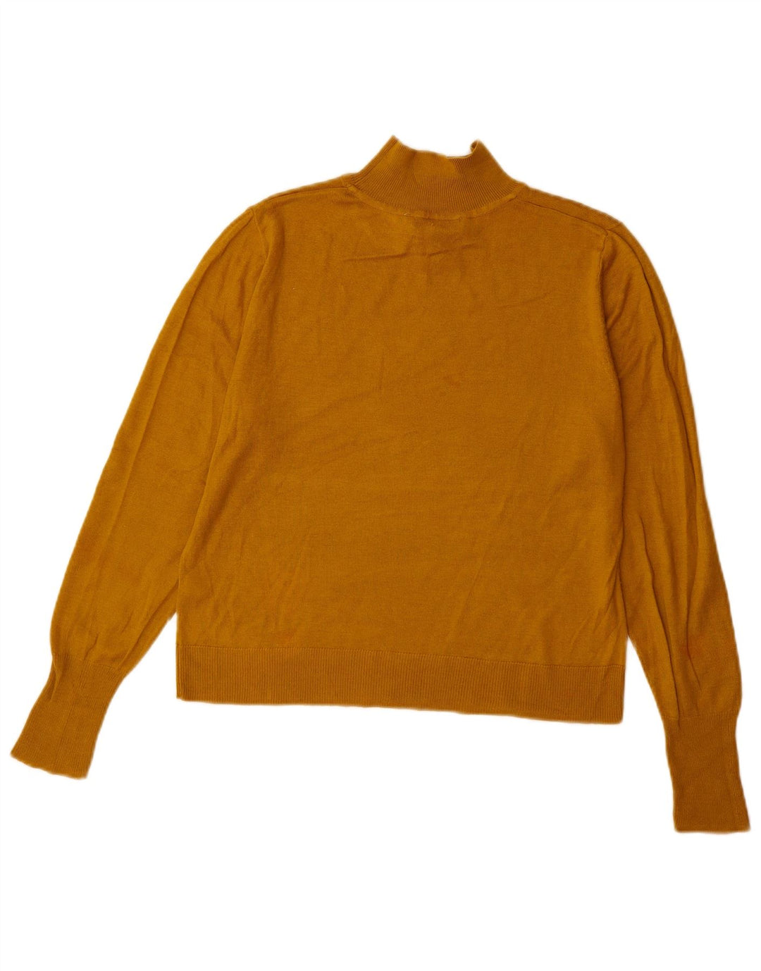 Zara Mujer Cuello Alto Jersey Jersey UK 10 Small Beige