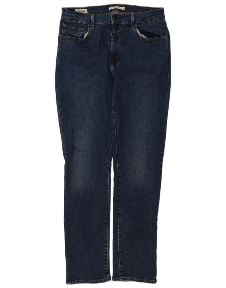 LEVI'S Jeans rectos de talle alto 724 para mujer W32 L32 Algodón azul