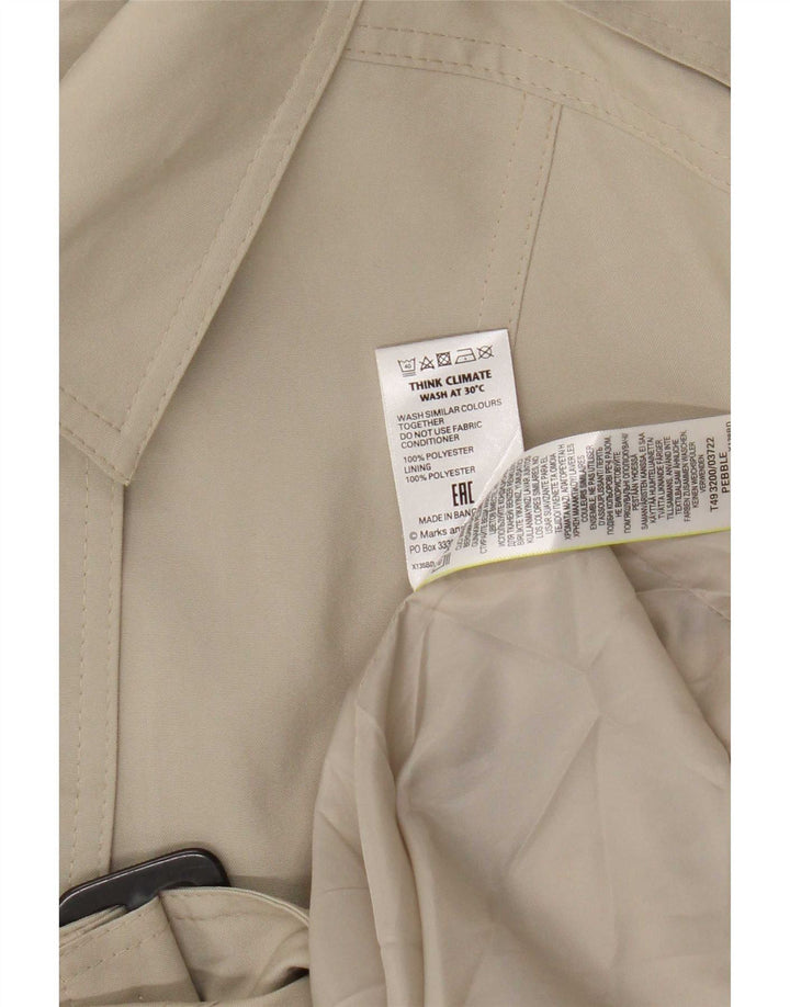 Marks & Spencer Gabardina para mujer UK 24 4XL Poliéster verde