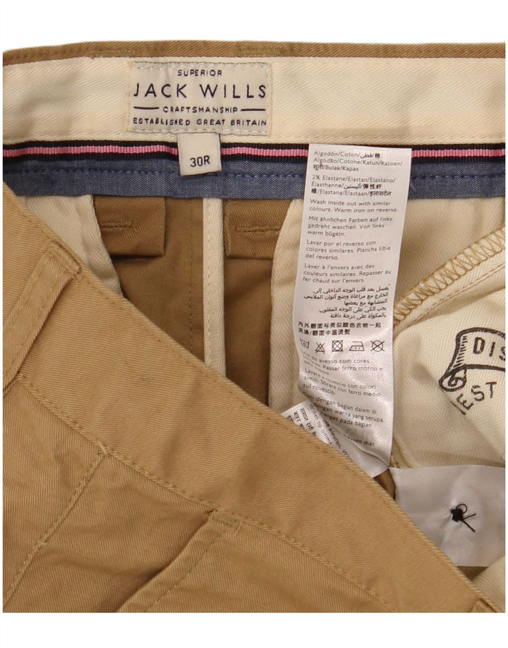 Pantalones cortos chinos Jack Wills para hombre W30 Algodón beige medio