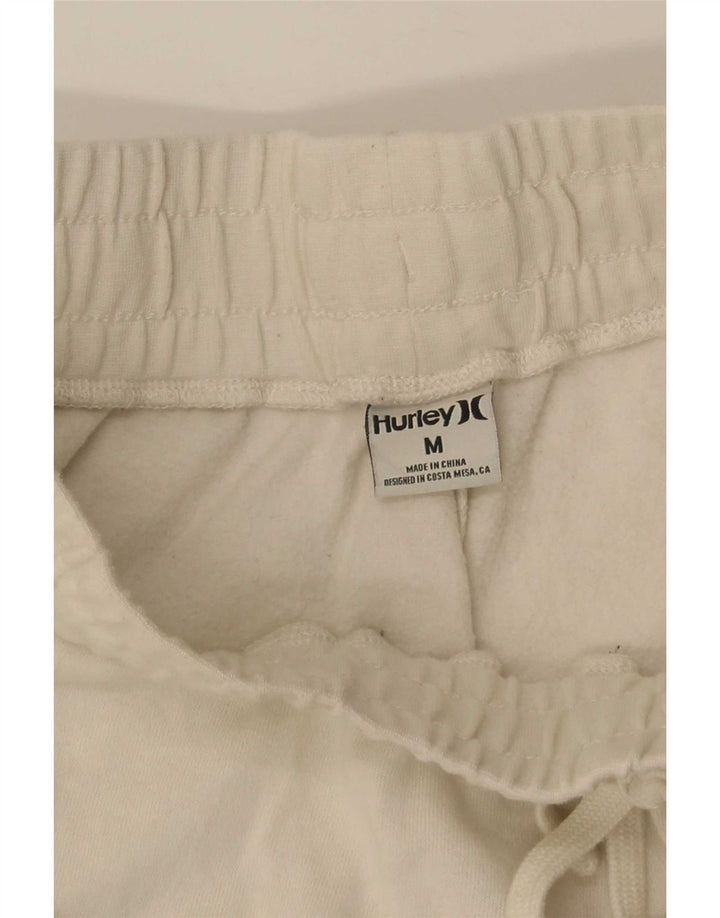 Hurley Pantalones cortos deportivos para mujer UK 44 Mediano Blanco