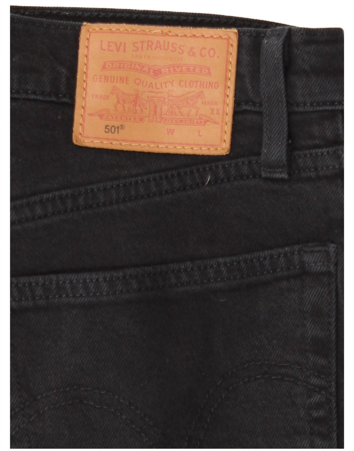 Levi's Hombre 501 Vaqueros Rectos W28 L27 Negro