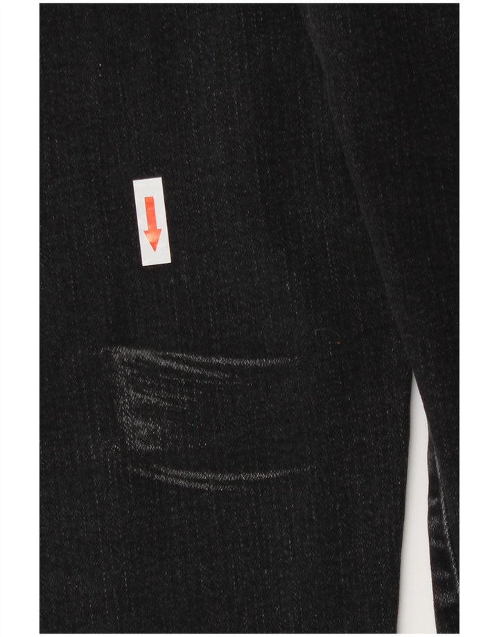 Zara Vaqueros Slim Mujer EU 46 2XL W36 L28 Negro