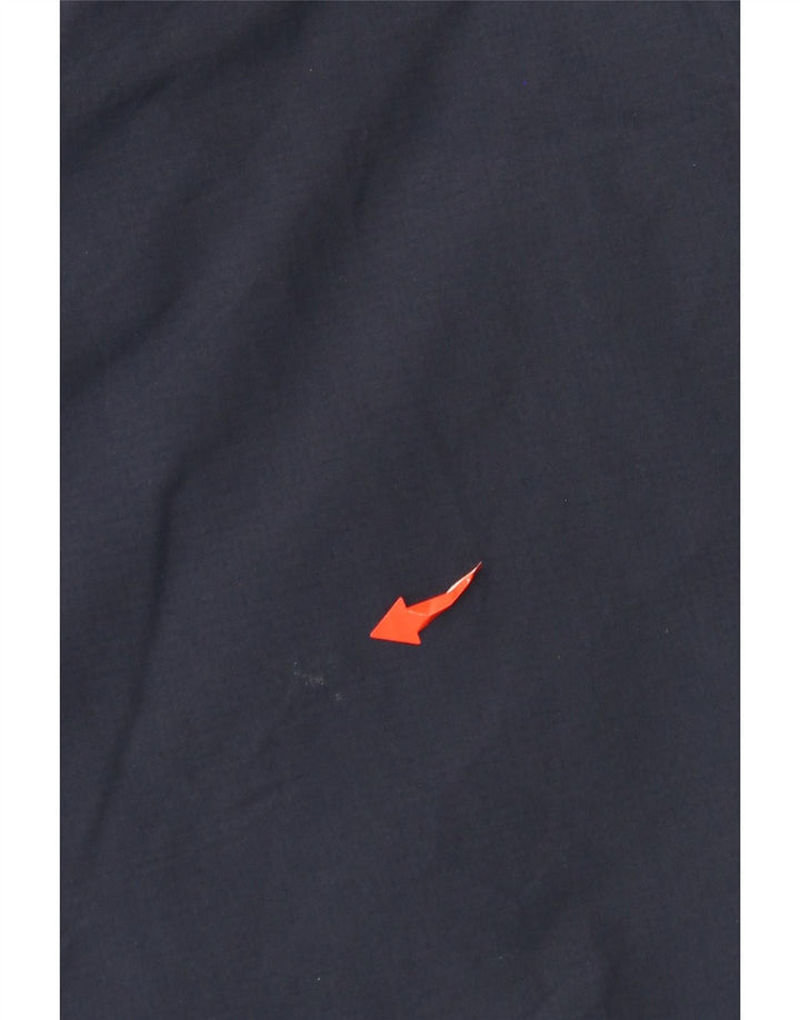 SUPERDRY Chaqueta cortavientos con capucha para hombre UK 38 Medium Azul marino Poliéster