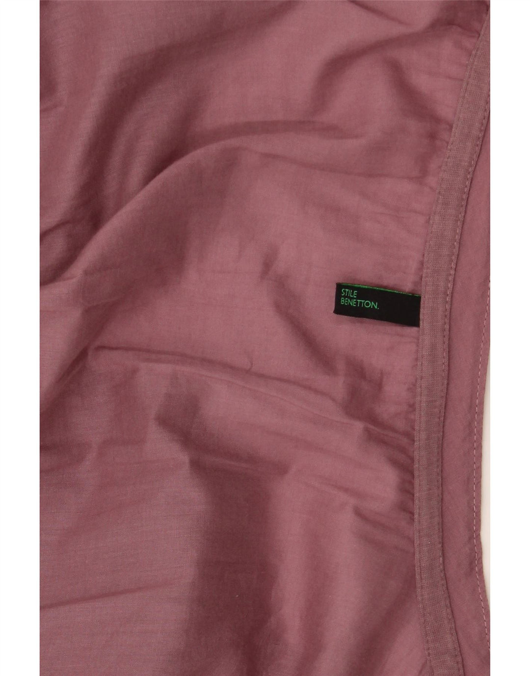 Benetton Blusa Mujer ES 44 Medio Rosa