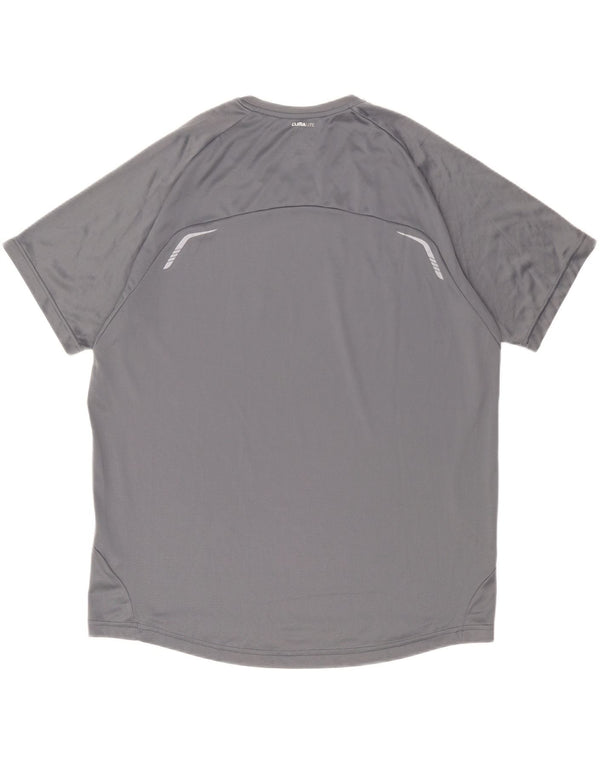 Adidas Hombre Camiseta Gráfica Top XL Gris Poliéster