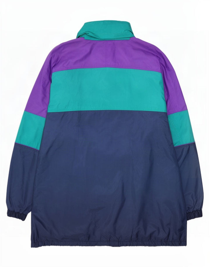 Master Chaqueta De Chándal Con Capucha Para Hombre XL Nylon Color Block Azul