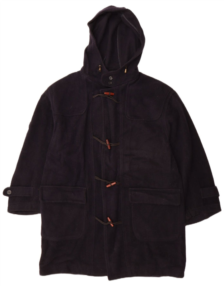 VINTAGE Trenca con capucha para hombre IT 54 2XL Azul marino