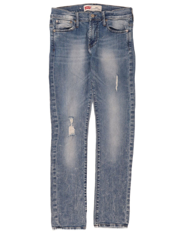Levi's Vaqueros cónicos desgastados 520 para niñas 13-14 años W28 L30 Algodón azul