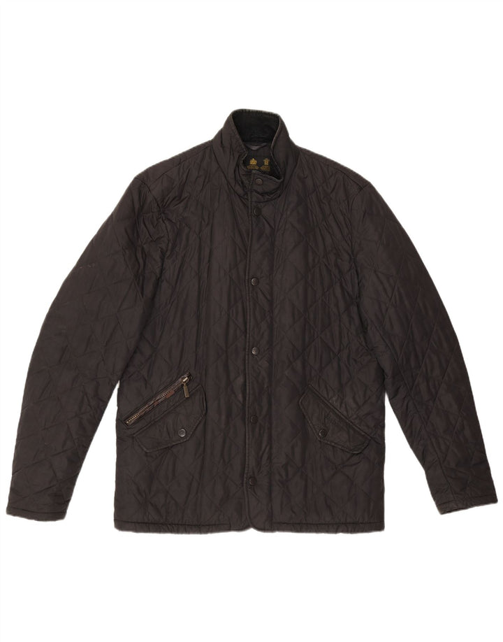 Barbour Chaqueta acolchada para hombre Reino Unido 36 Pequeño Negro