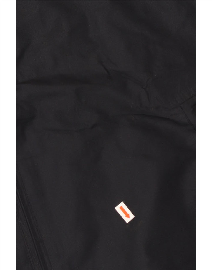 London Fog Chaqueta impermeable con capucha para hombre UK 44 2XL Poliéster negro