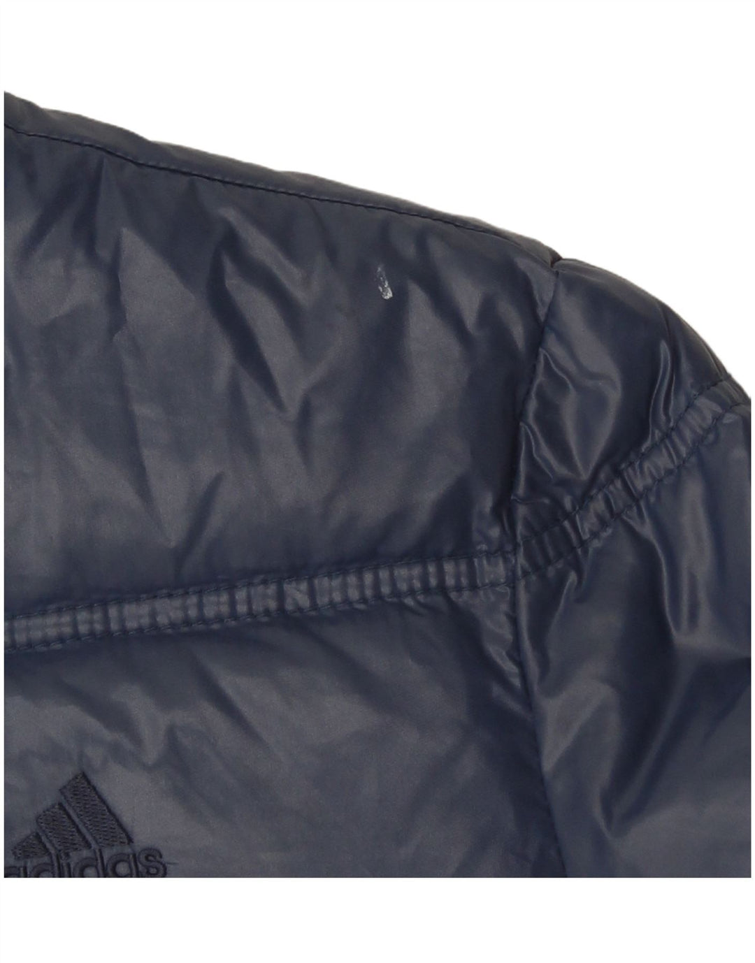 Adidas - Chaqueta acolchada para mujer, talla 40, talla mediana, color azul marino, poliamida