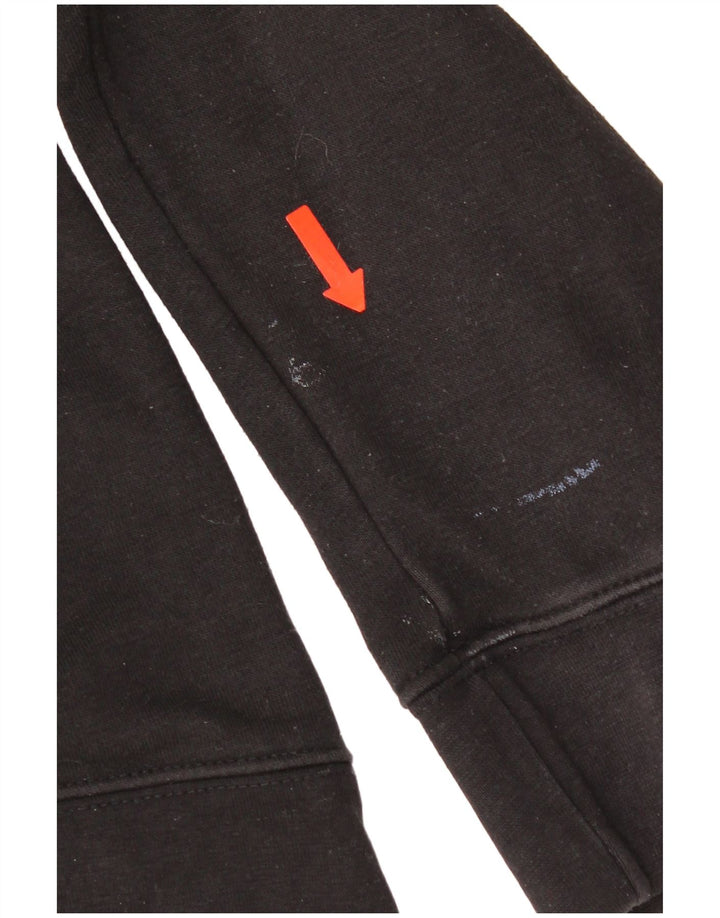 Champion Sudadera Con Estampado Gráfico Jumper De Algodón Negro Mediano