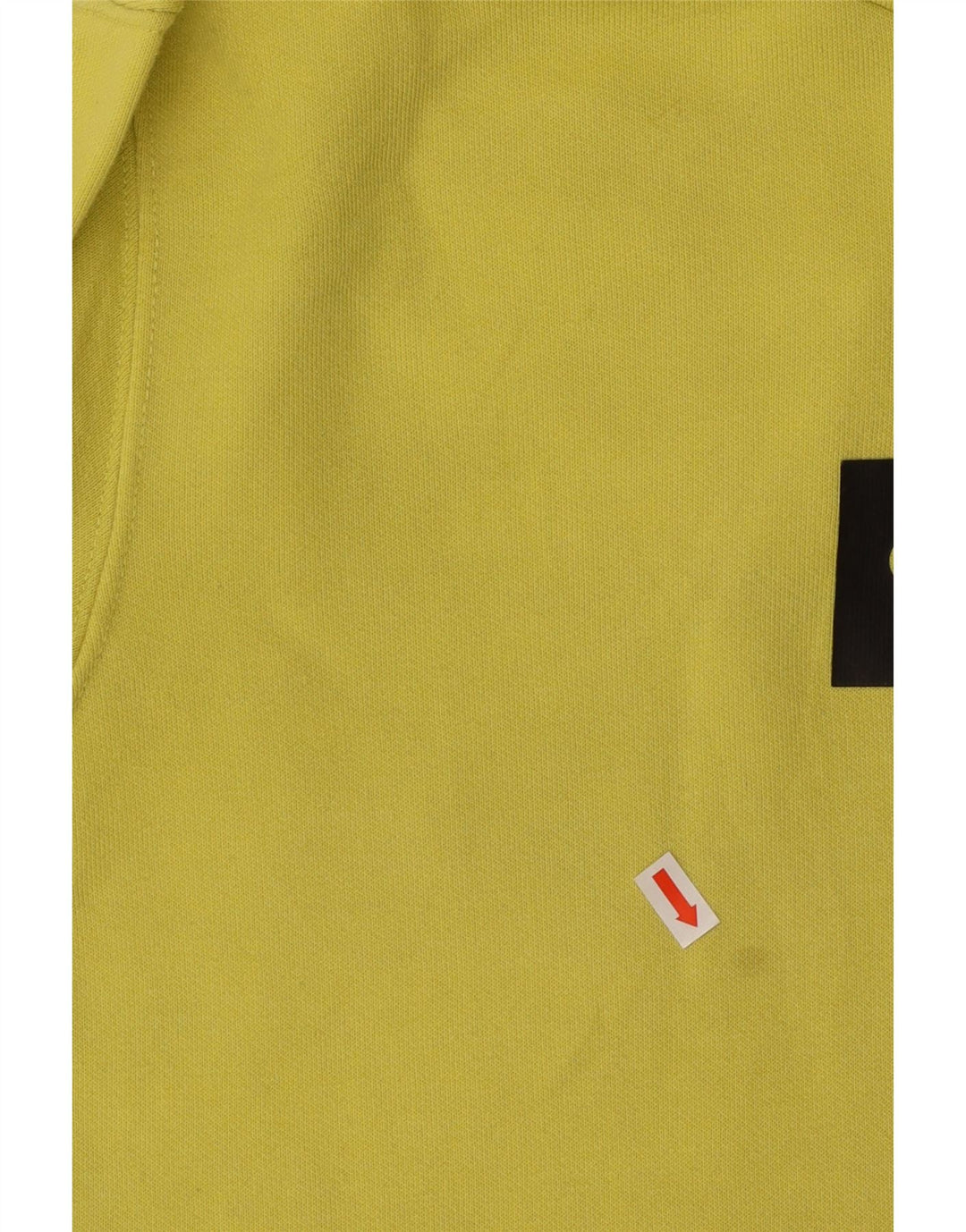 CHAMPION Jersey con capucha gráfica para hombre de algodón amarillo grande