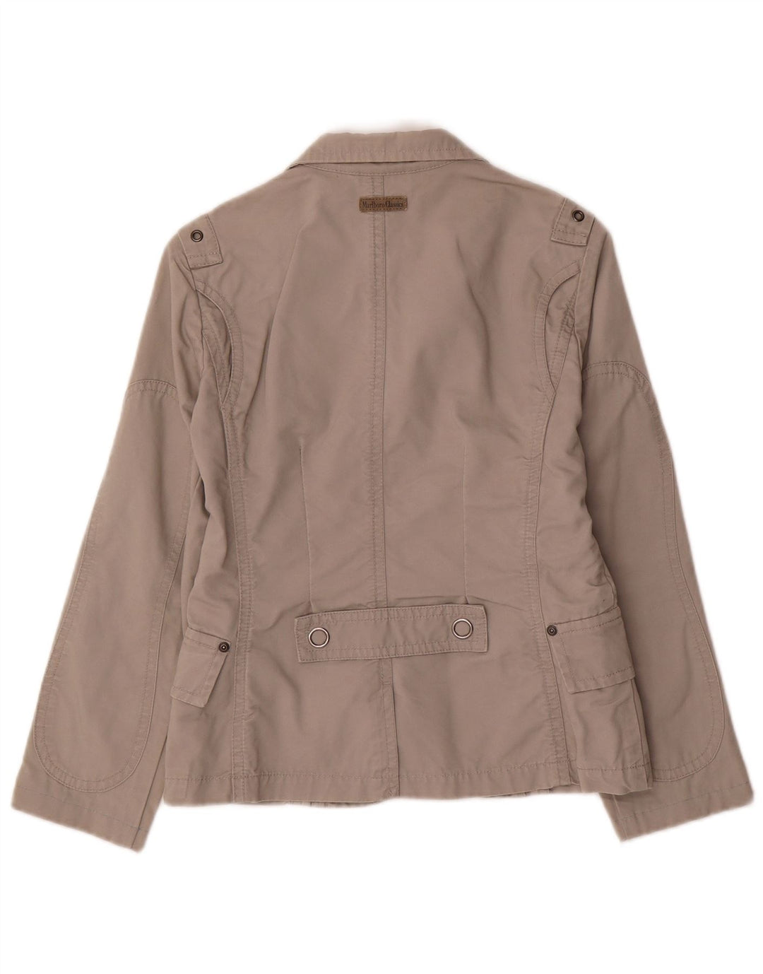 Marlboro Classics Chaqueta utilitaria para mujer EU 36 Small Beige Cotton