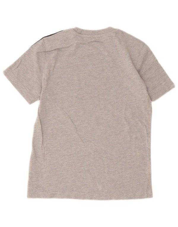 Adidas Camiseta para niño Top 11-12 años Gris Algodón moteado