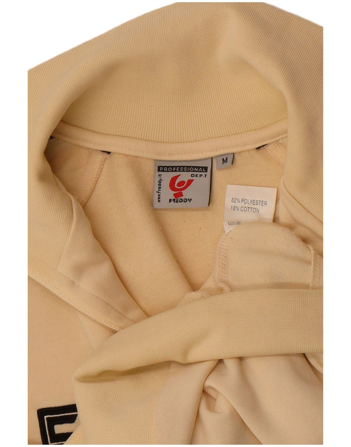 Freddy - Chaqueta de chándal con gráfico corto para mujer, talla 40, color beige mediano