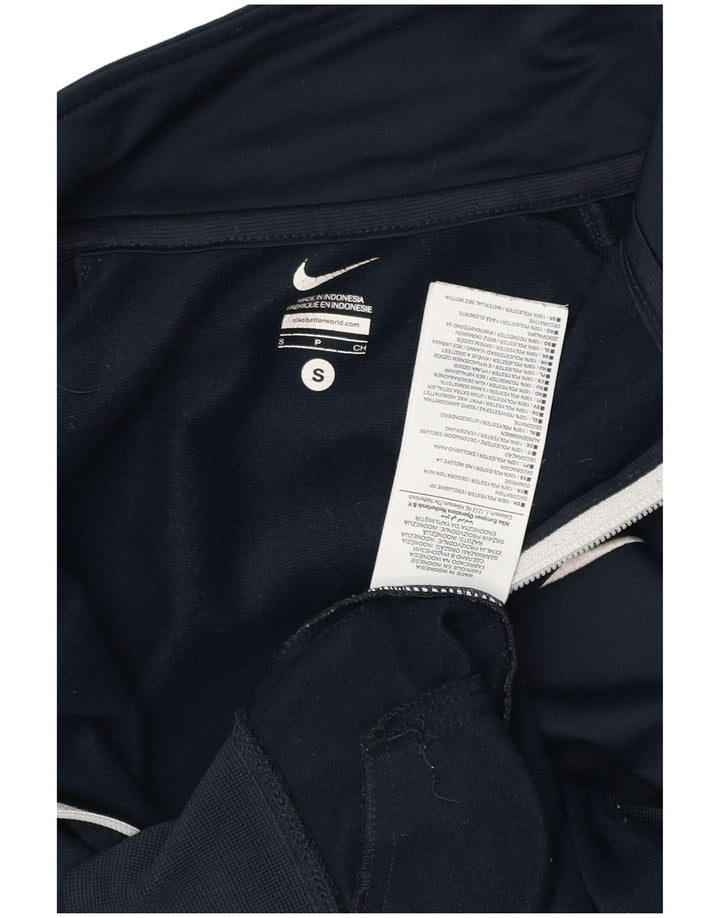 NIKE Hombre Chándal Top Jacket Small Azul Marino Colorblock Poliéster
