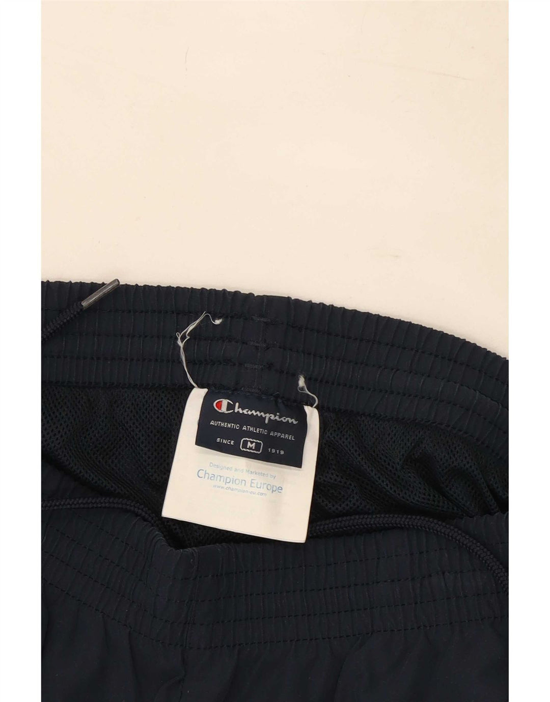 Champion Pantalones De Chándal Para Hombre Poliéster Azul Marino Medio