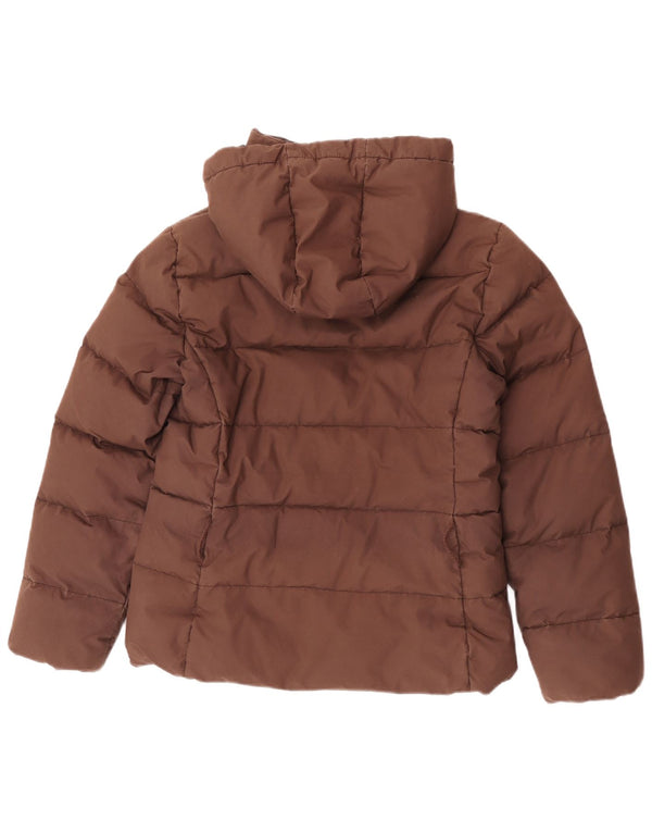 Murphy & Nye Chaqueta acolchada con capucha para mujer UK 44 Algodón marrón medio