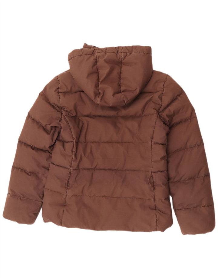 Murphy & Nye Chaqueta acolchada con capucha para mujer UK 44 Algodón marrón medio