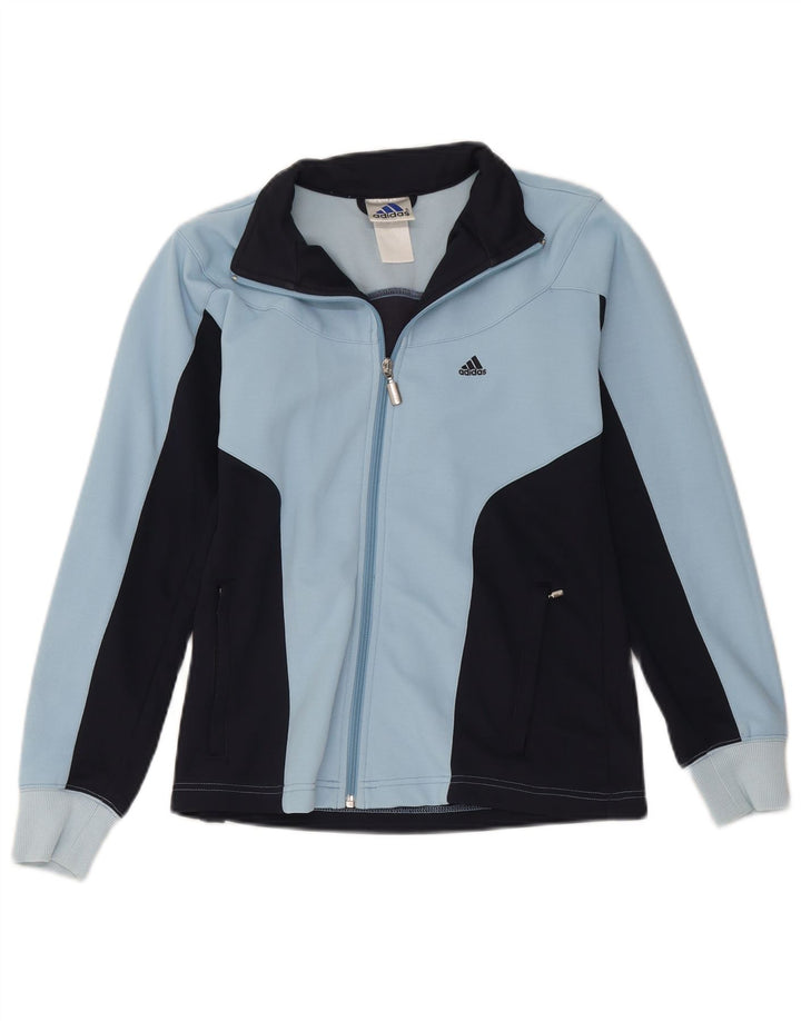 Adidas - Chaqueta de chándal para mujer, talla 40, color azul marino mediano