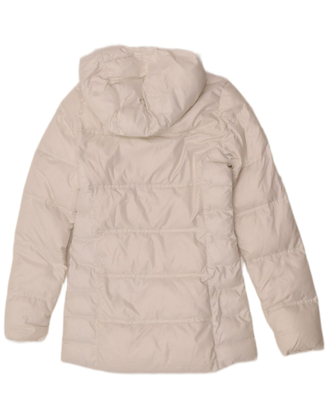 Adidas Abrigo acolchado extragrande con capucha para mujer UK 6 XS Poliéster blanco