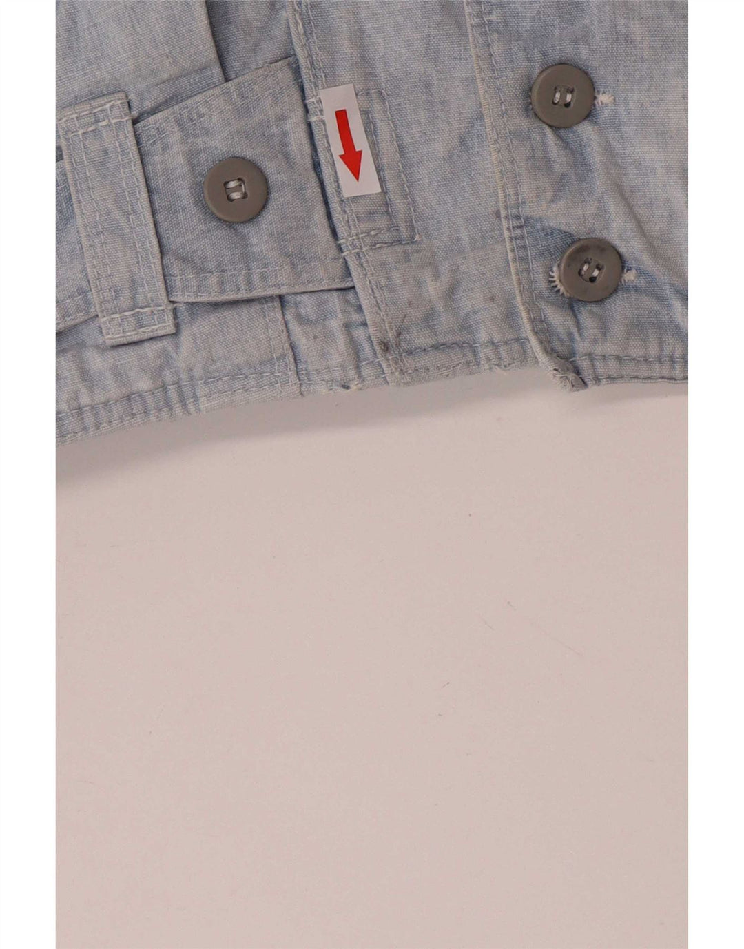 Vintage hombres bomber denim chaqueta Reino Unido 36 pequeño azul