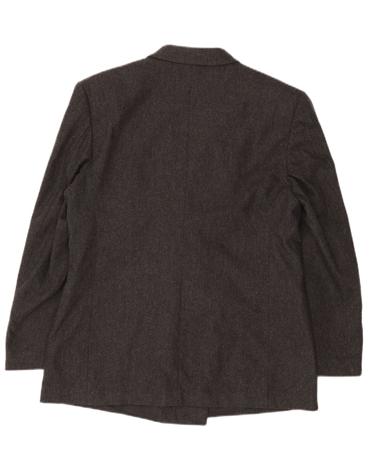 Momenti Chaqueta tipo blazer con doble botonadura para mujer UK 44 Gris medio