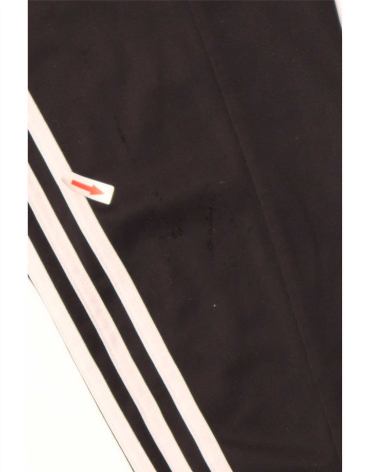 Adidas Mens Climalite Chándal Top Chaqueta UK 44/46 Grande Negro Poliéster
