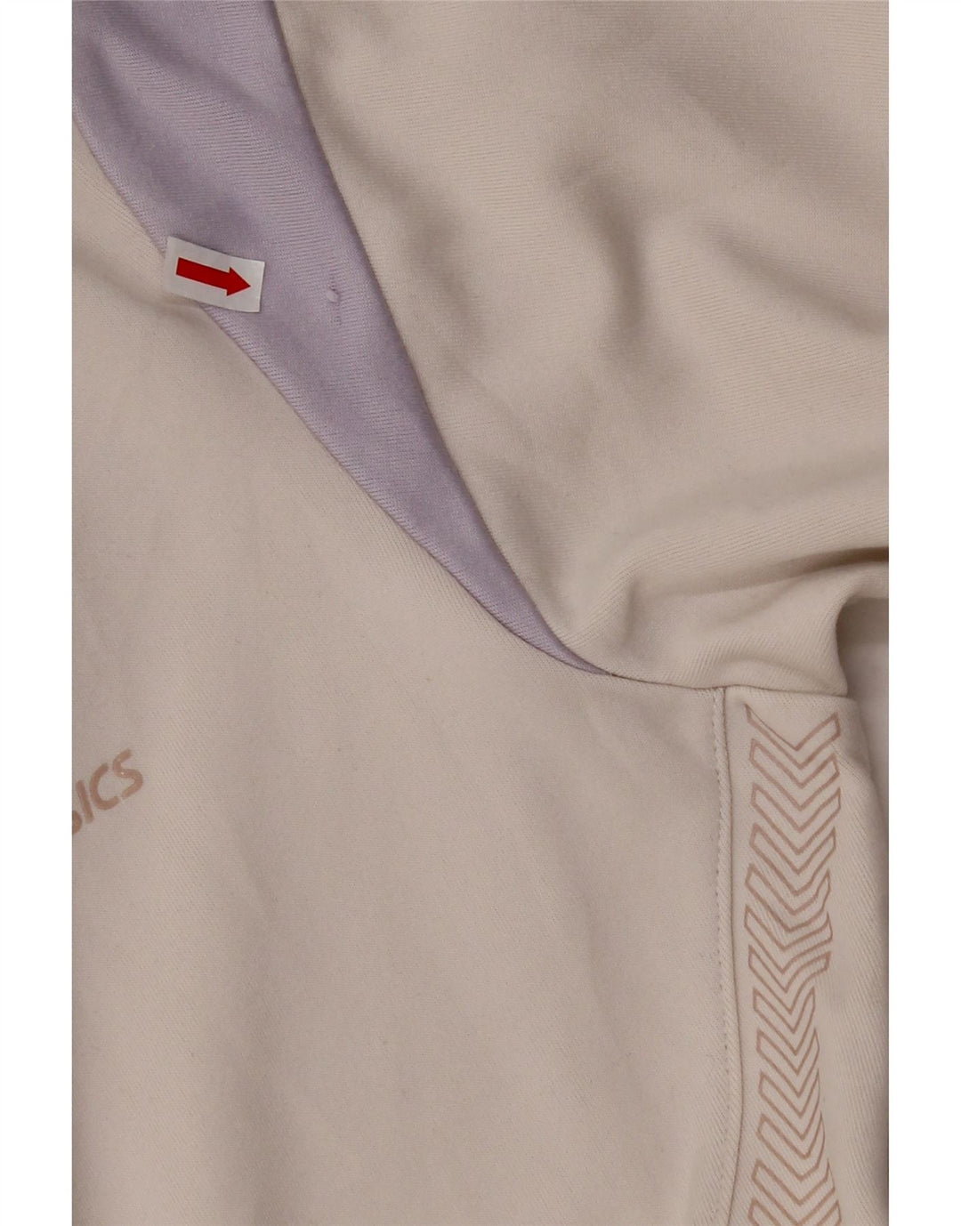 ASICS Chaqueta de chándal para mujer UK 40 Medium White Colourblock