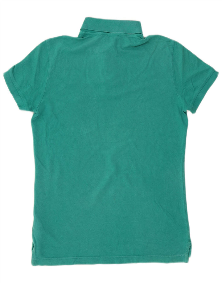 BENETTON Polo Hombre Algodón Verde Medio