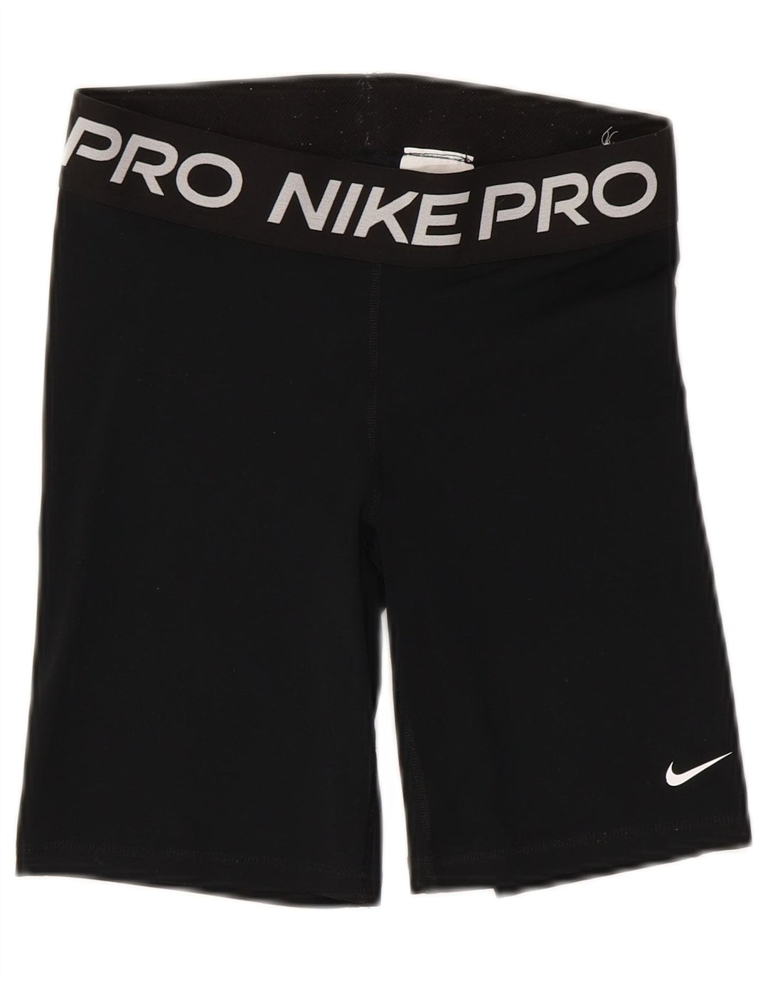 NIKE Pantalones cortos deportivos Dri Fit Graphic para mujer UK 12 Mediano Negro Poliéster