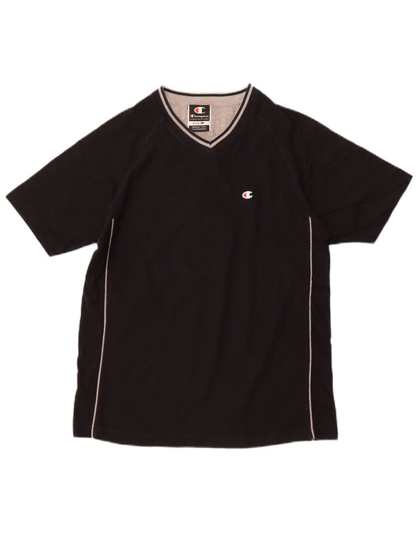 CHAMPION Camiseta para mujer Top UK 12 Medium Black Cotton