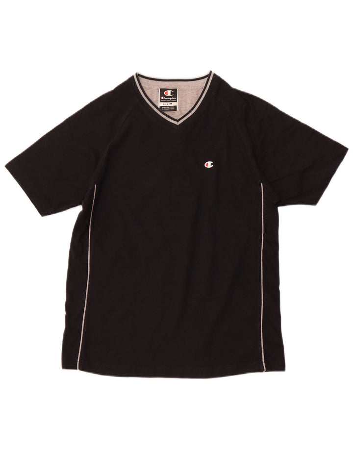 CHAMPION Camiseta para mujer Top UK 12 Medium Black Cotton