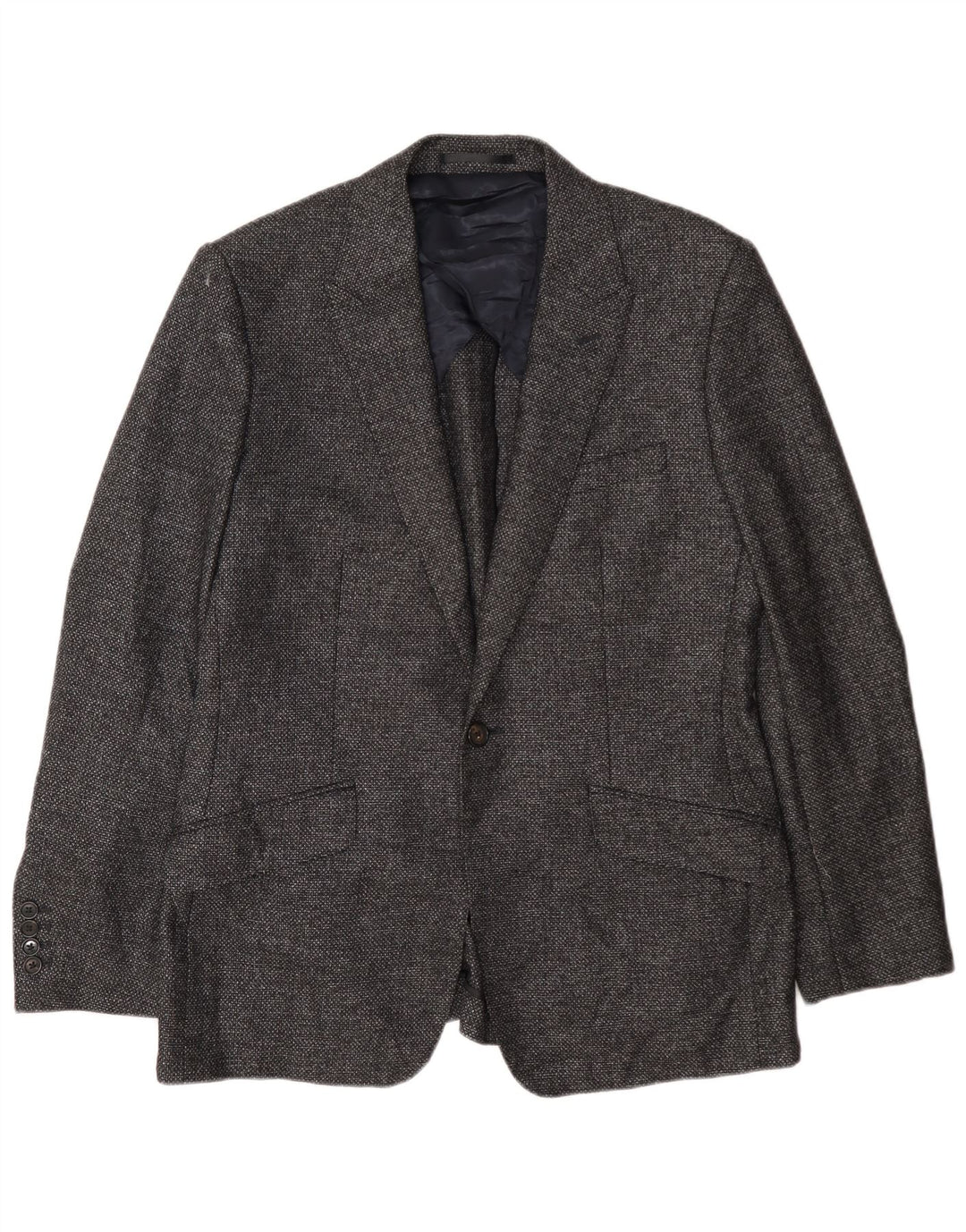 Reiss Chaqueta tipo blazer con 1 botón para hombre UK 36 Small Azul marino