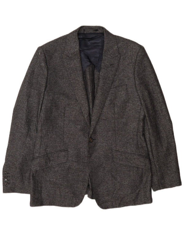 Reiss Chaqueta tipo blazer con 1 botón para hombre UK 36 Small Azul marino