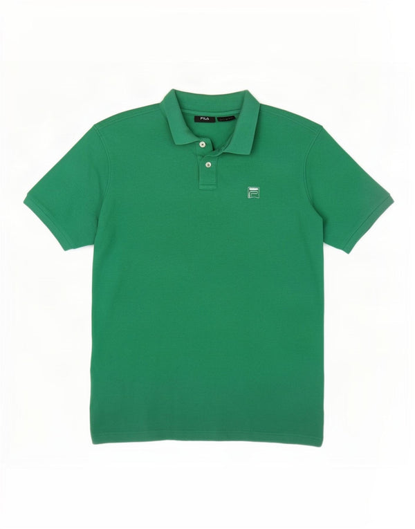 Fila Polo Hombre Algodón Verde Grande