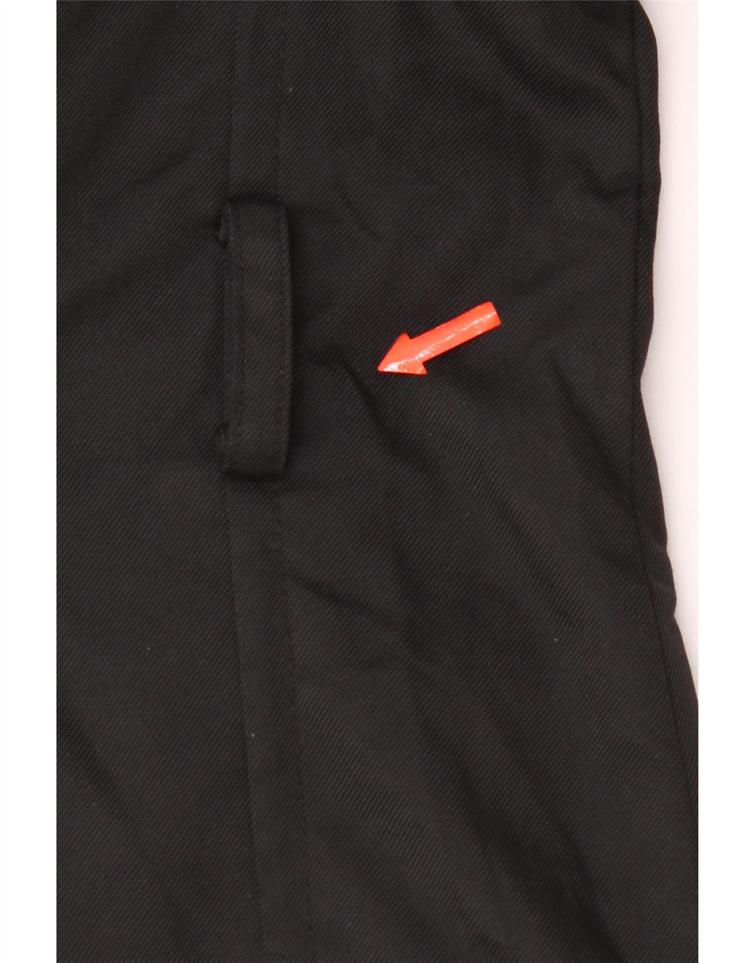 Zara Mujer Chaqueta Militar UK 40 Mediana Nylon Negro