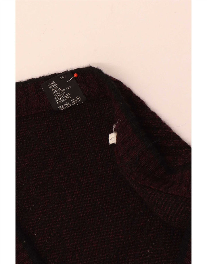 Rinaldi - Cárdigan para mujer, talla 40, talla grande, lana granate