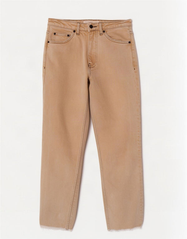 Vaqueros recortados para mujer Topshop W26 L25 Algodón beige