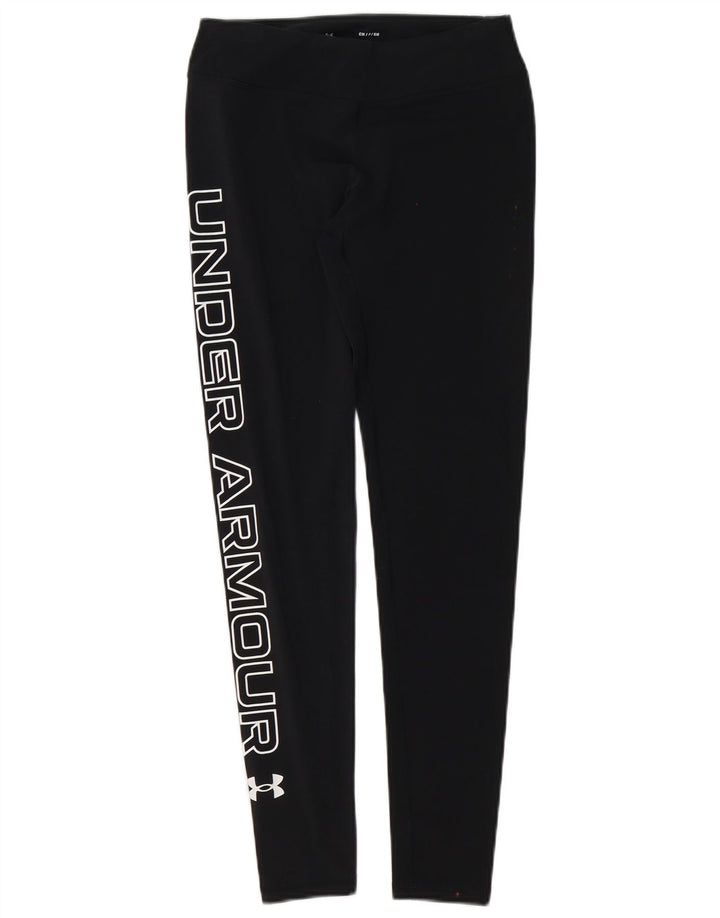 Under Armour Leggings gráficos para mujer UK 10 Small Algodón negro