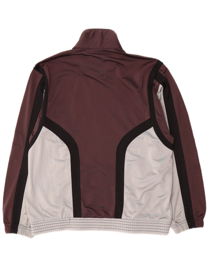 Sergio Tacchini Chaqueta de chándal para hombre IT 46 Small Brown Colourblock
