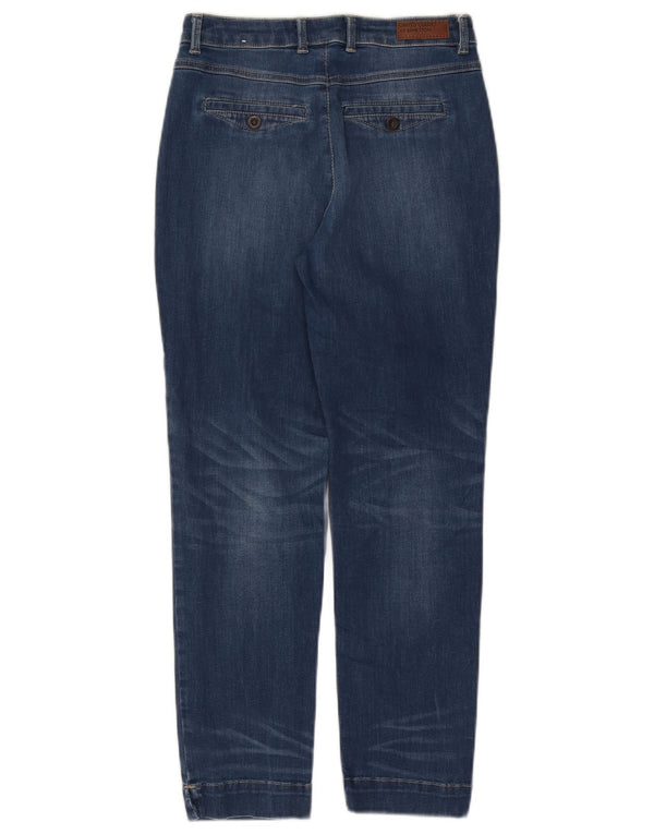 Benetton Vaqueros Slim para Mujer UK 8 Small W26 L27 Algodón Azul